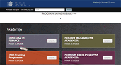 Desktop Screenshot of hif.hr
